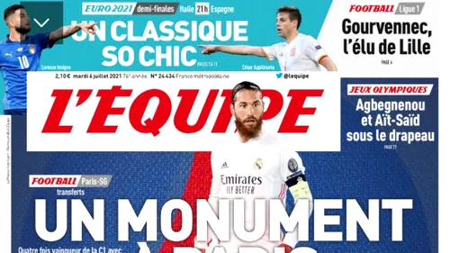 Sergio Ramos, dat ca sigur la PSG! Presa franceză scrie că va fi prezentat în curând