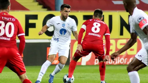 Ronaldo Deaconu, eurogol pentru Gaz Metan Mediaș în meciul cu FC Botoșani: „E una dintre calitățile mele”. Mijlocașul trage un semnal de alarmă