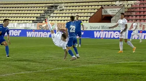 Dennis Man, aproape de golul sezonului pentru FCSB! Vedeta lui Gigi Becali a lovit transversala din „foarfecă” + Penalty la Darius Olaru? FOTO & VIDEO