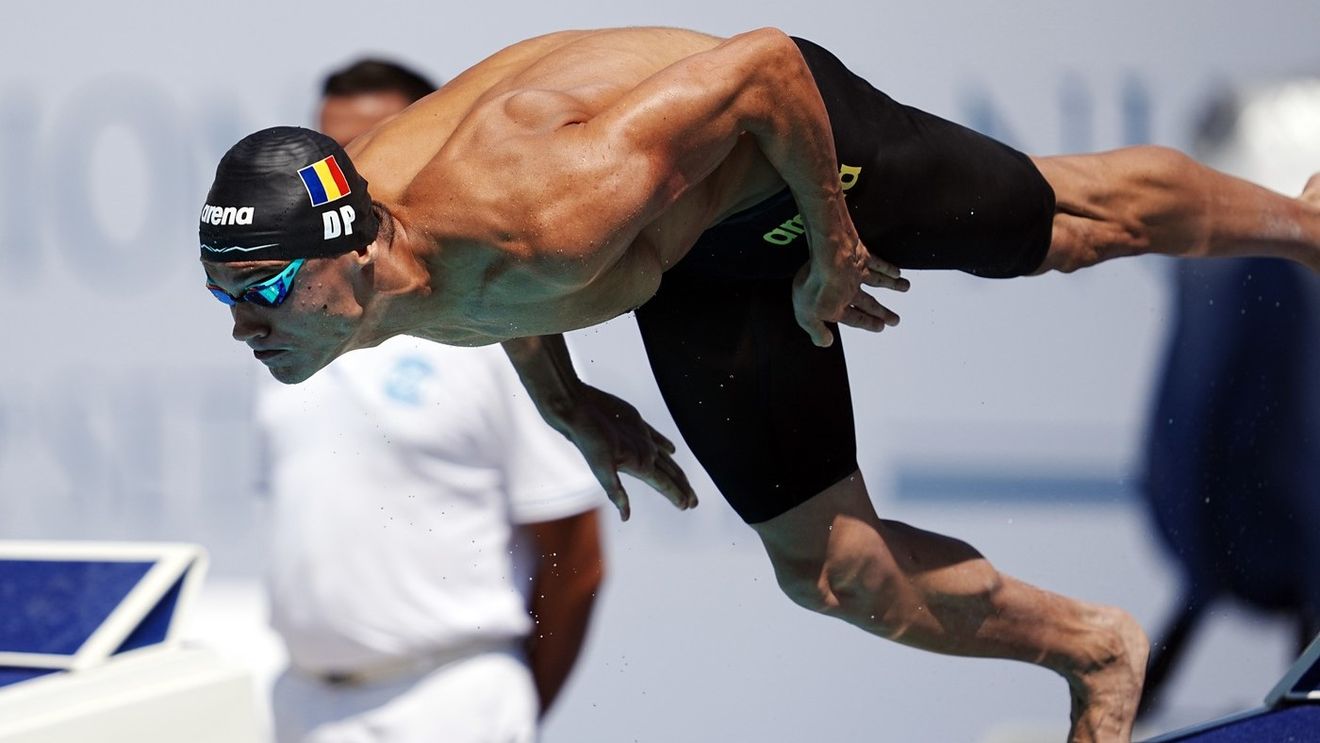 David Popovici, timp record în proba de 50 de metri! E cel mai bun din cariera lui
