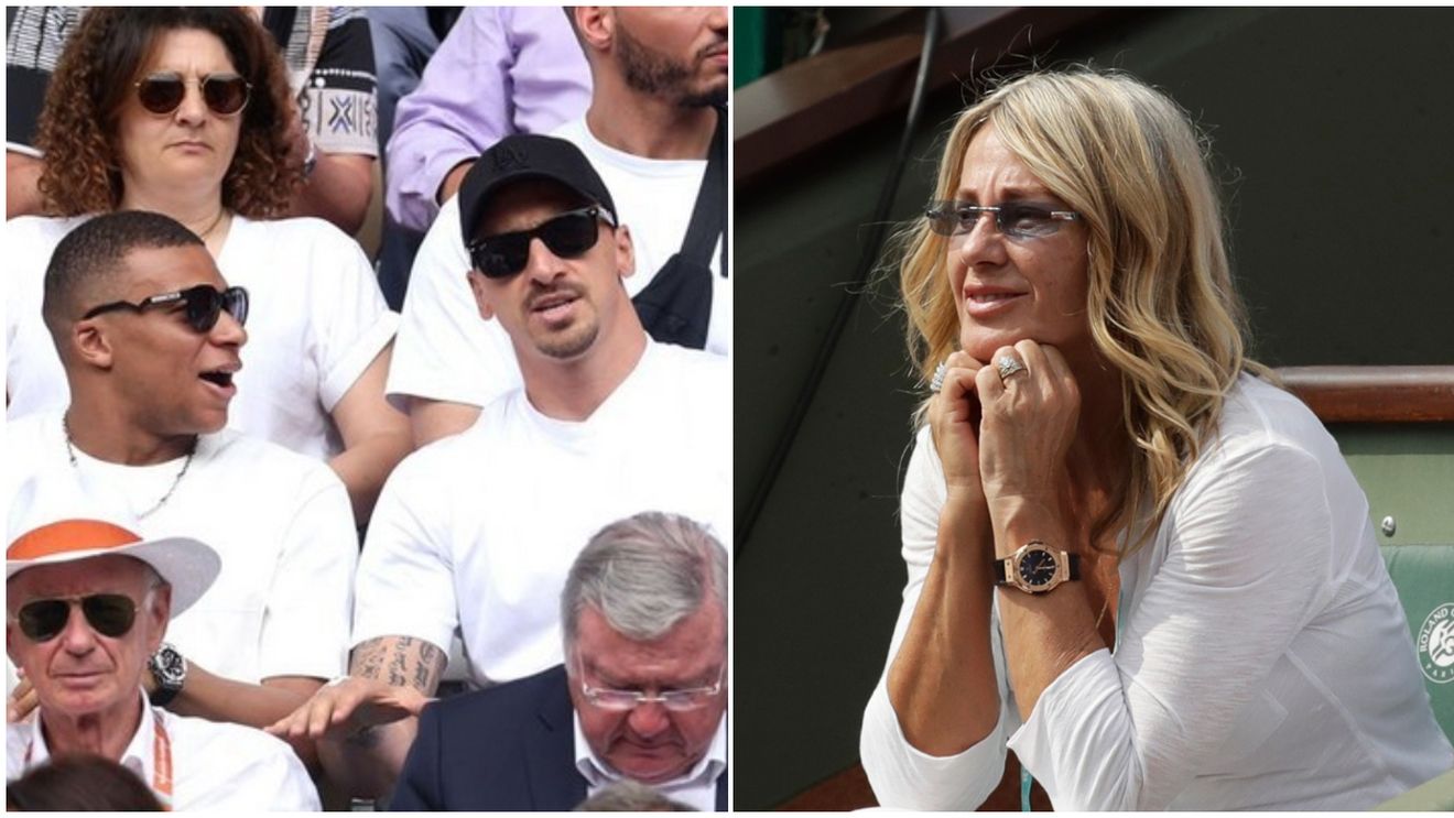 „Zeul" Zlatan Ibrahimovic și „zeița" Nadia Comăneci, suporteri de lux pentru Novak Djokovic la finala Roland Garros! Suedezul a urmărit meciul împreună cu Kylian Mbappe | FOTO
