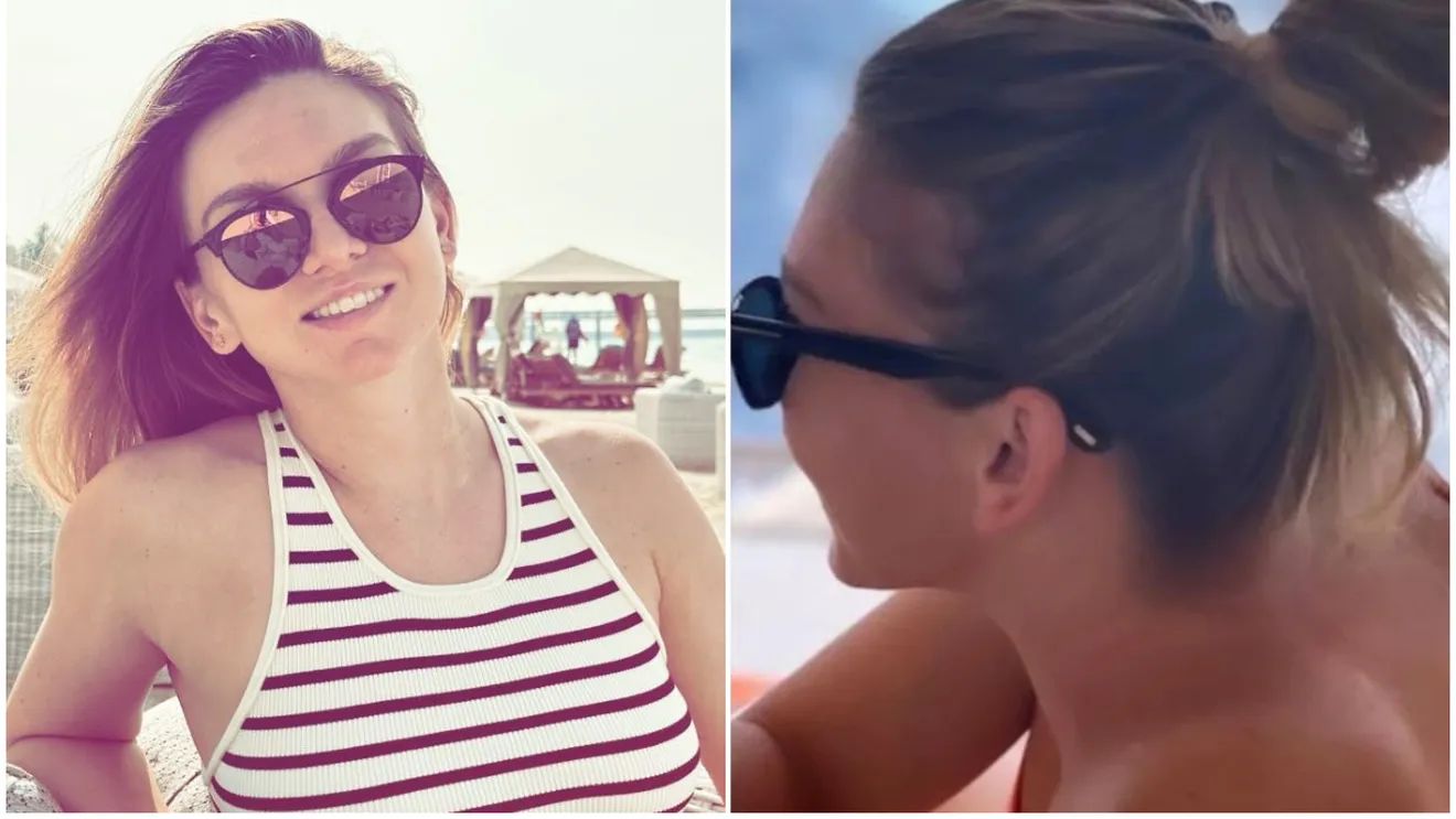 Simona Halep, cu abdomenul la vedere, a atras toate privirile la Dubai! Cum arată fostul lider WTA la 8 luni după retragerea din tenis. FOTO