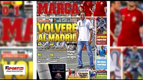 ProSport LIVE | Revista presei 15 iunie. VIDEO | Revenire de senzație la Real: Raul vrea să se întoarcă la Madrid