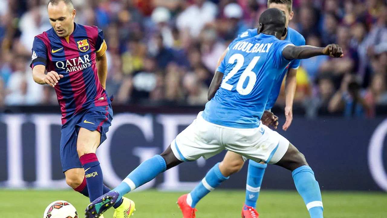 Barcelona, învinsă de Napoli după o gafă a lui Claudio Bravo. Lionel Messi a fost menajat de Luis Enrique pentru acest amical