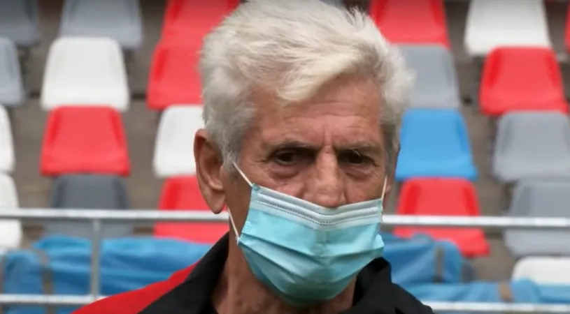 Vasile Iordache, în tricoul Stelei, pe noua arenă din Ghencea, chiar de ziua sa: „Mă bucur că trăiesc până la 70 de ani și calc pe un stadion modern” | VIDEO