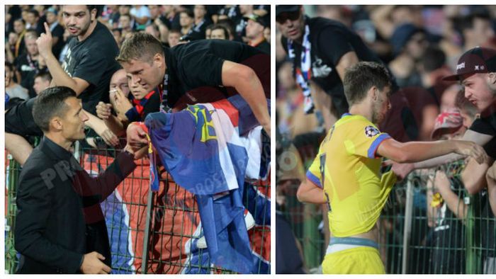 FOTO | Steliștii, băgați în ședință de suporteri după umilința cu Ludogoreț. Râpă a ieșit cel mai șifonat