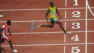 Usain Bolt, aur și record mondial la suta de metri