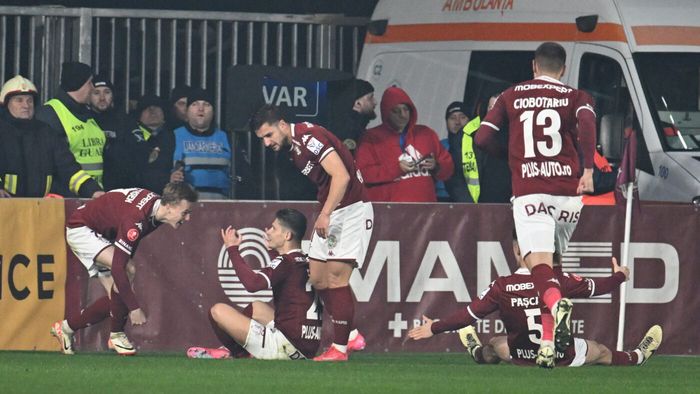 Rapid București - Universitatea Craiova 1-0, în etapa 23 din Superliga. Echipa lui Șumudică a ajuns la 35 de puncte, unul mai puțin decât formația olteană