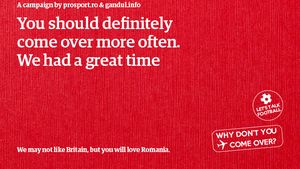 ÎnScriem pentru România!** Let's Talk Football! Noi ne-am simțit bine la meci, englezii la terasă! Scrie și tu mesajul tău: