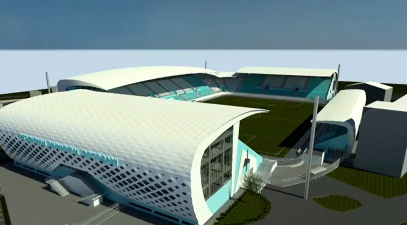 Apare o nouă arenă „bijuterie” în România! Ce echipă din Superliga a primit avizul pentru un stadion spectaculos