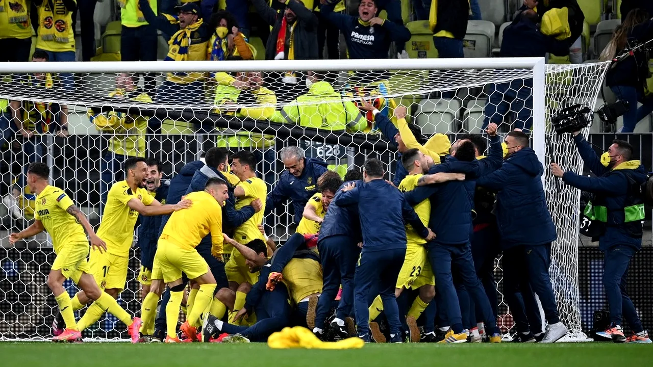 Unai Emery League! Villarreal câștigă Europa League 2021, după 22 de penalty-uri executate. Portarul Rulli i-a parat lui De Gea la ultima lovitură de departajare