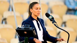 Marijana Veljovic, cea mai sexy arbitră de tenis, a venit în România și i-a purtat noroc lui Marius Copil în Cupa Davis | GALERIE FOTO