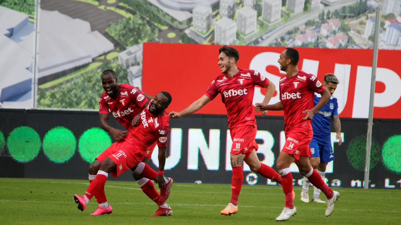 FC U Craiova - UTA 2-3, în etapa 14 din Superliga | Victorie uriașă obținută de echipa lui Mircea Rednic, după un meci extrem de spectaculos