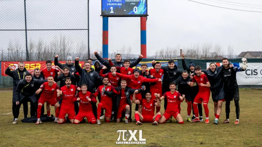 Unirea Ungheni, succesul sezonului! A răpus liderul Csikszereda și are un start fantastic de an. Președintele Adrian Pop: ”Avem un antrenor extraordinar, jucători extraordinari, s-au sacrificat!”