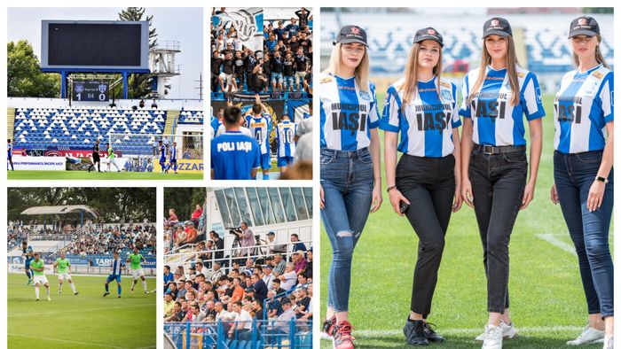 Stadionul ”Emil Alexandrescu” a rămas fără tabela electronică, chiar dacă bătrâna arenă din Copou a fost modernizată în această vară. Cât o costă pe Poli Iași la fiecare meci de acasă să-și rezolve problema