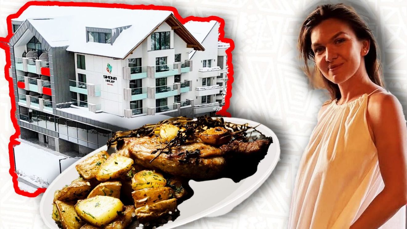 EXTRA Cât costă o ceafă de mangaliță cu cartofi copți zdrobiți la hotelul Simonei Halep din Poiana Brașov! Mulți români au crezut că nu văd bine