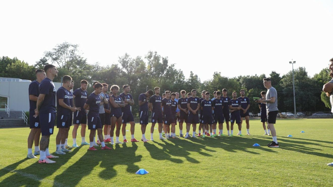 Universitatea Craiova s-a reunit. Noutăţile şi absenţele de la primul antrenament efectuat sub comanda lui Mirel Rădoi