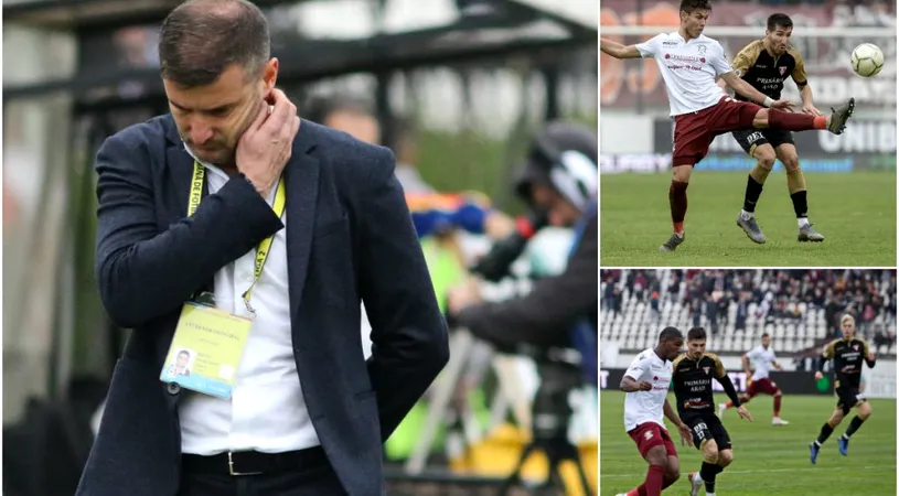 Înfrângerea cu Rapid, a doua înregistrată în acest sezon de UTA.** Laszlo Balint: 