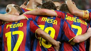 Messi, Villa și Pedro, cel mai bun trident din lume