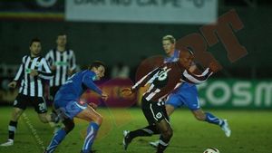 FOTO** Înfrângere pentru "șepcile roșii": "U" Cluj - Wiener Neustadt 1-2