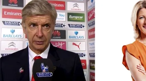 VIDEO | Wenger, reacții grosolane la adresa unei jurnaliste după ce Arsenal a reușit doar un egal în partida cu Hull City
