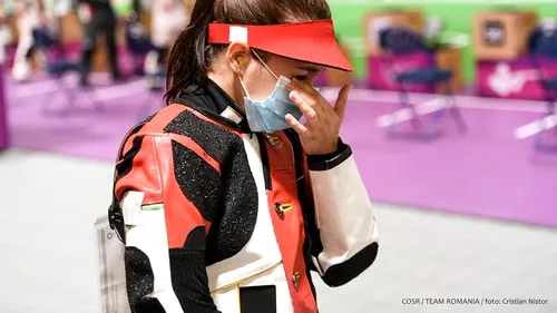 Laura Ilie, în lacrimi la sfârșitul concursului olimpic de la Tokyo 2020! 0,5 puncte i-au lipsit pentru a fi în primele 8 sportive ale lumii la pușcă aer comprimat 10 metri. „Voi fi mai puternică și mai determinată la Paris”