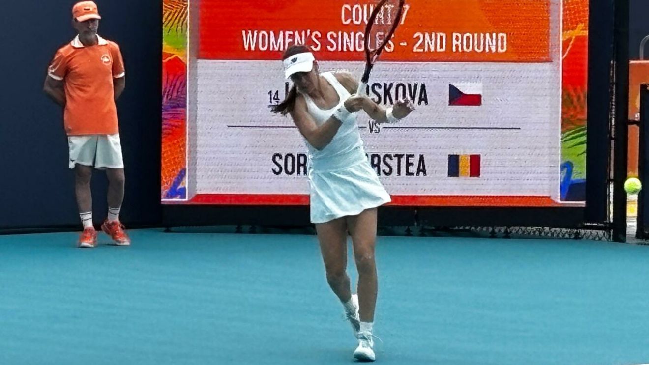 Sorana Cîrstea, obstacol neașteptat la Miami: „Îmi venea miros de friptură în setul decisiv”